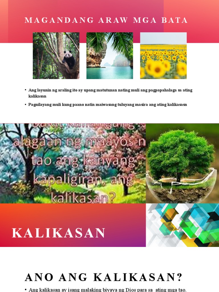 Kalikasan Alagaan | PDF