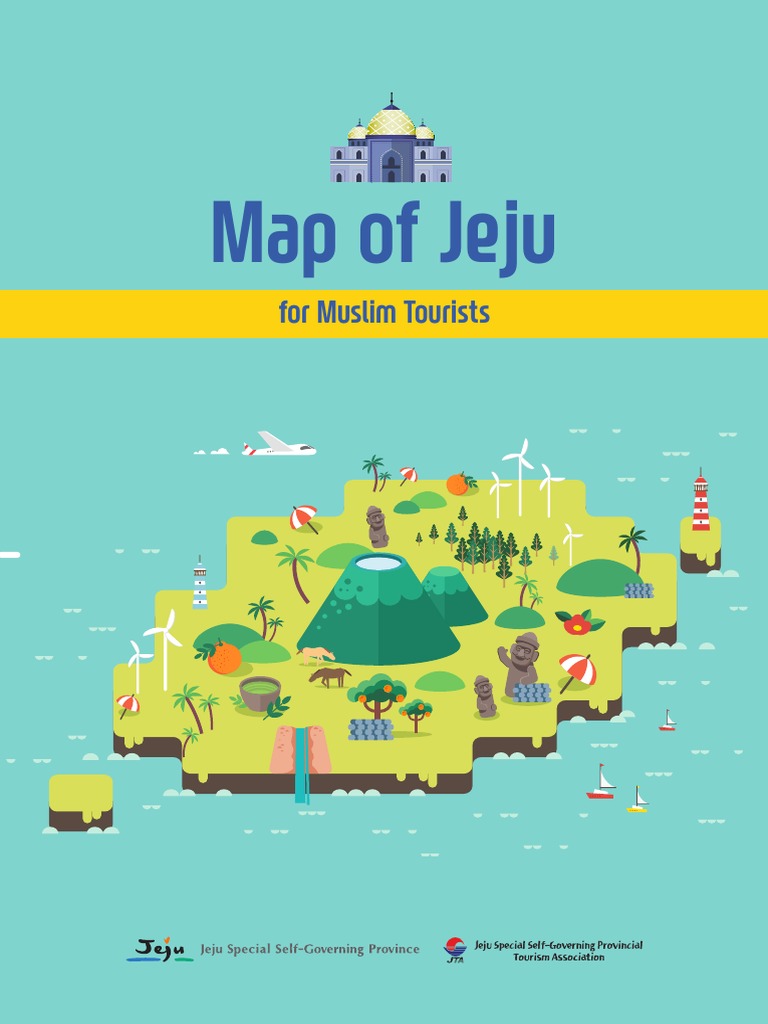 Jeju Island Map for Muslim Tourists | PDF | Korean Cuisine | Curry