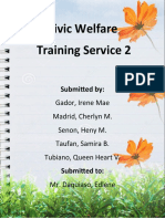 Training Service 2: Civic Welfare