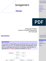 Database Management System 8: Enhanced ER-Model