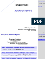 Query Using Relational Algebra