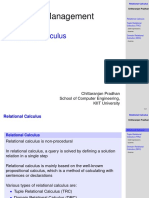 Database Management System 14: Relational Calculus