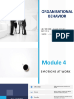 Operation Behavior Module 4 Emotions