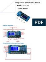 Circulation Timing Circuit Switch Relay Module Model: XY-LJ02 User Manual