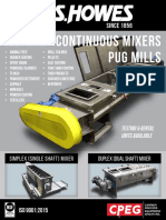 Continuous Mixers Pug Mills: Since 1856