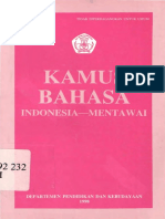Kamus Bahasa Indonesia Mentawai - 123a