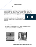 Compression Test/ Group 1/ Material & Science Eng'G