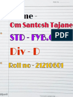 Om Santosh Tajane: Div D