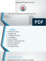 Shri Ramswaroop Memorial University: Topic - Three Level Image Password Authentication System