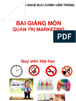 Bài Giảng - Quản Trị Marketing - 2021 - SV PTiT