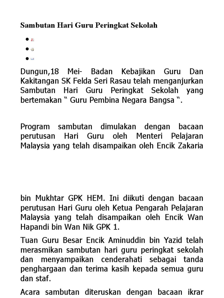 Contoh Karangan Berita Pdf