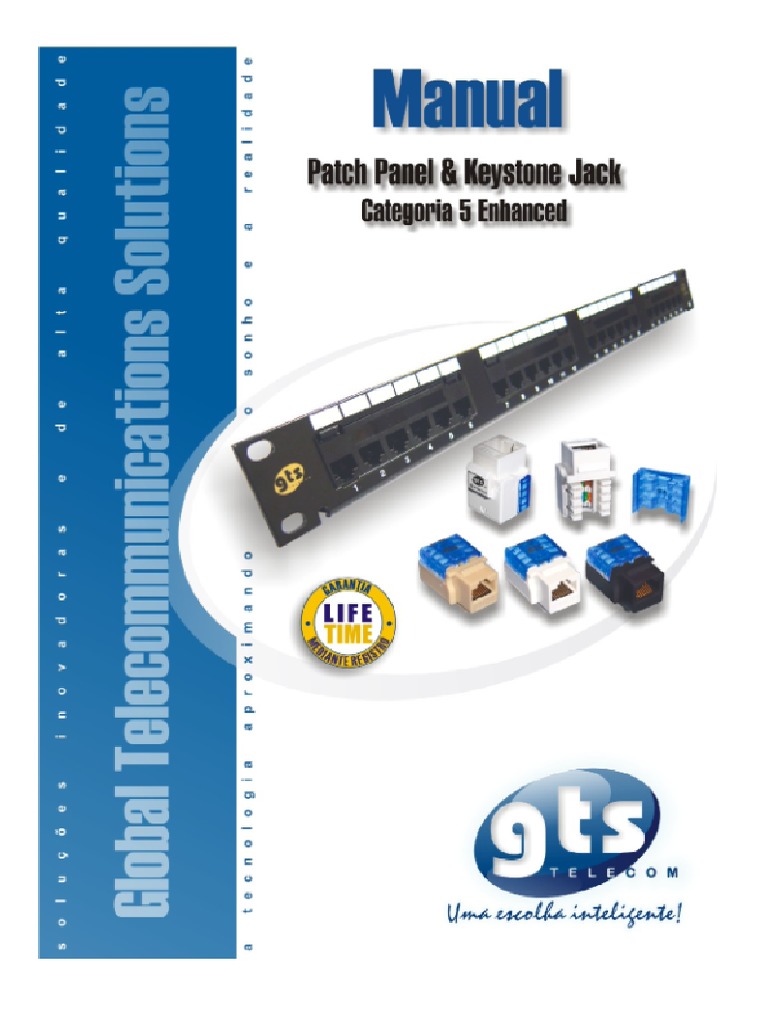 Patch Panel & Keystone Jack (Cat5e) - PDF | PDF | Informática ...