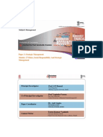 Paper 3: Strategic Management Module: 27 Ethics, Social Responsibility and Strategic Management