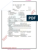 12th Chemistry - Question Paper For 1st Mid Term Exam 2021 - English Medium PDF Download