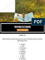 Rhyme Scheme 2