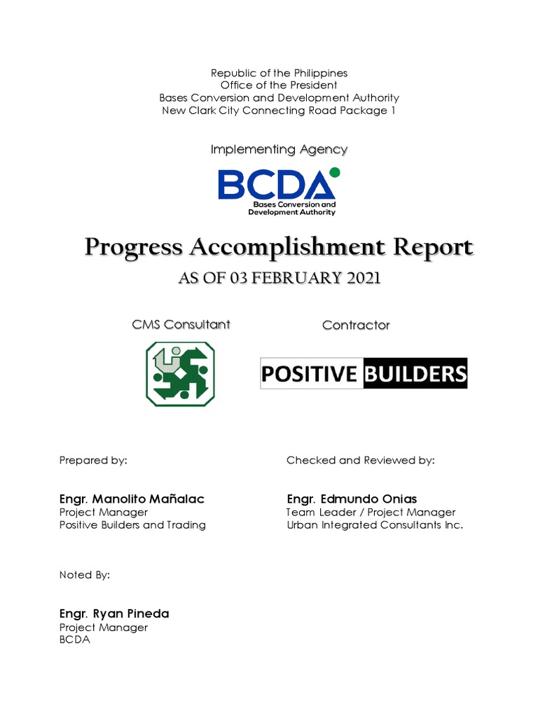 NCC Connecting Road Package 1 Report | PDF | Engineering | Economic Sectors