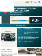 Webinar Pelayanan Kesehatan Paru BBKPM Bandung - Dr. Mirza Purwitasari, SP.P