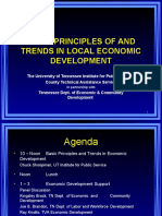 Basic Principles of and Trends in Local Economic Development