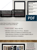 Elearning Persiapan Praktek Usaha Kewirausahaan