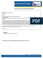 2 (36) (C) (Application For Approval As Non-Profit Organization)