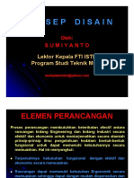 M-13 Konsep Disain Elemen Perancangan