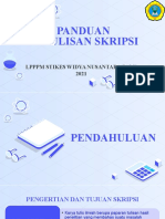 PANDUAN SKRIPSI