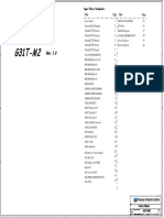 Schematic document coversheet and page index for G31T-M2 motherboard