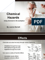 Chemical Hazards: Using Chemicals in The Workplace