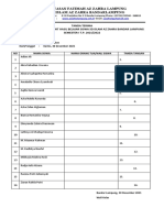 Buku Penerimaan Raport