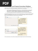 Sample Java Program Accessing A Database