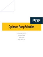 4.optimum Pump Selection