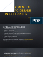 Management of Cardiac Disease in Pregnancy