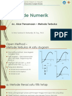 6c. Akar Persamaan-Open Method