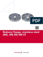 Stainless Steel Reducer Flange DN 250-200 CF