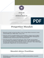 03 Masalah dan Rumusan Masalah