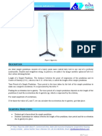 EM-213.01 Simple Pendulum Apparatus