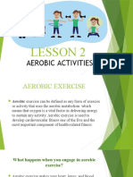 Lesson 2 Aerobic Activities Fitt Principle