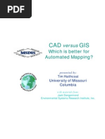 CAD GIS: Which Is Better For Automated Mapping?