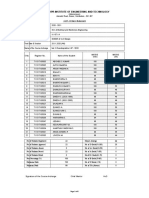 Ciat - III Mark Statement - Ac. Yr 2020 - 2021 - Odd Sem