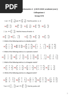 RİYAZİYYAT-1 (Ingilis Dilinde) - TESTLƏR