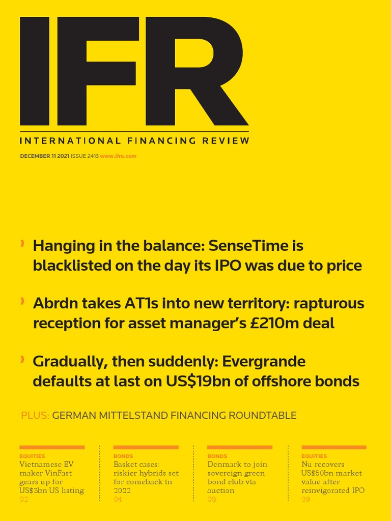 IFR Magazine - Issue 2413 11 December 2021 | PDF | Collateralized Debt  Obligation | Bonds (Finance)