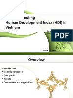 Factors Affecting Human Development Index (HDI) in Vietnam
