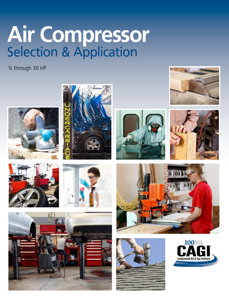 Air Compressor: Selection & Application | PDF