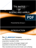 The Battle OF Boeing and Airbus: Presented by Group 1