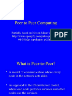 Peer To Peer Computing: Partially Based On Nelson Minar's Article at 01/08/p2p - Topologies - pt2.html