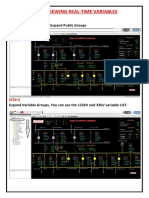 Procedure For Viewing Real and History of Variables