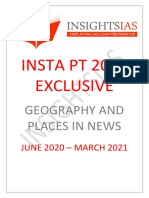 Insta PT 2021 Exclusive: Geography and Places in News
