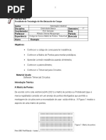 Experiencia 1-Matriz de PontosCodigo de CoresPotenciometroLDR Exemplo