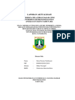 Laporan Aktualisasi Menekan Tingginya Angka Anemia Ibu Hamil Dengan Sosialisasi Melalui Leaflet Dan Standbanner Pentinya Tablet FE