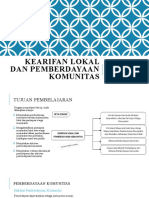 Kearifan Lokal Dan Pemberdayaan Komunitas Bagian 2